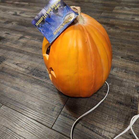 HallowScream foam spooky Jack-o-lantern. Light up Halloween decoration vintage - Picture 7 of 10